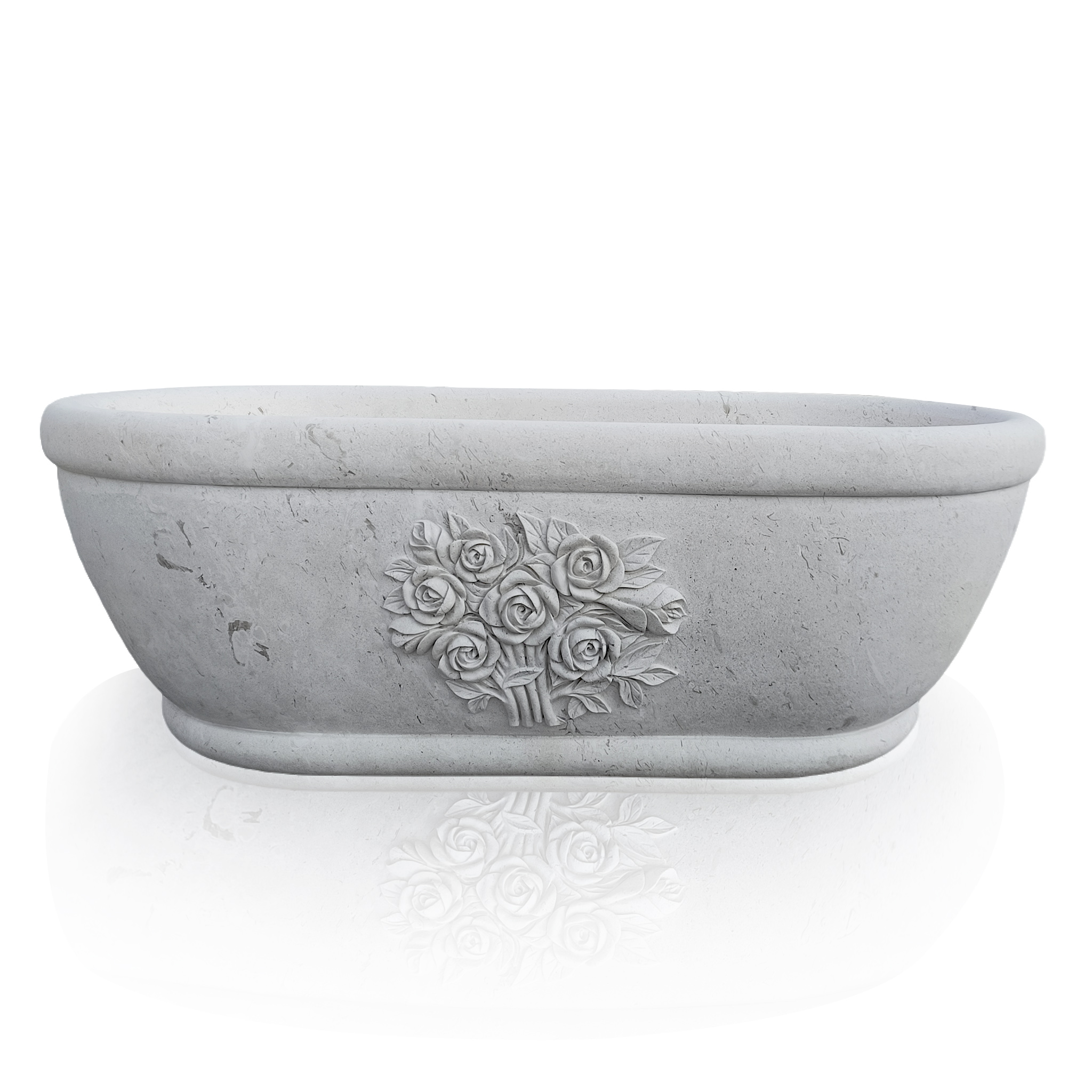 limestone bathtub