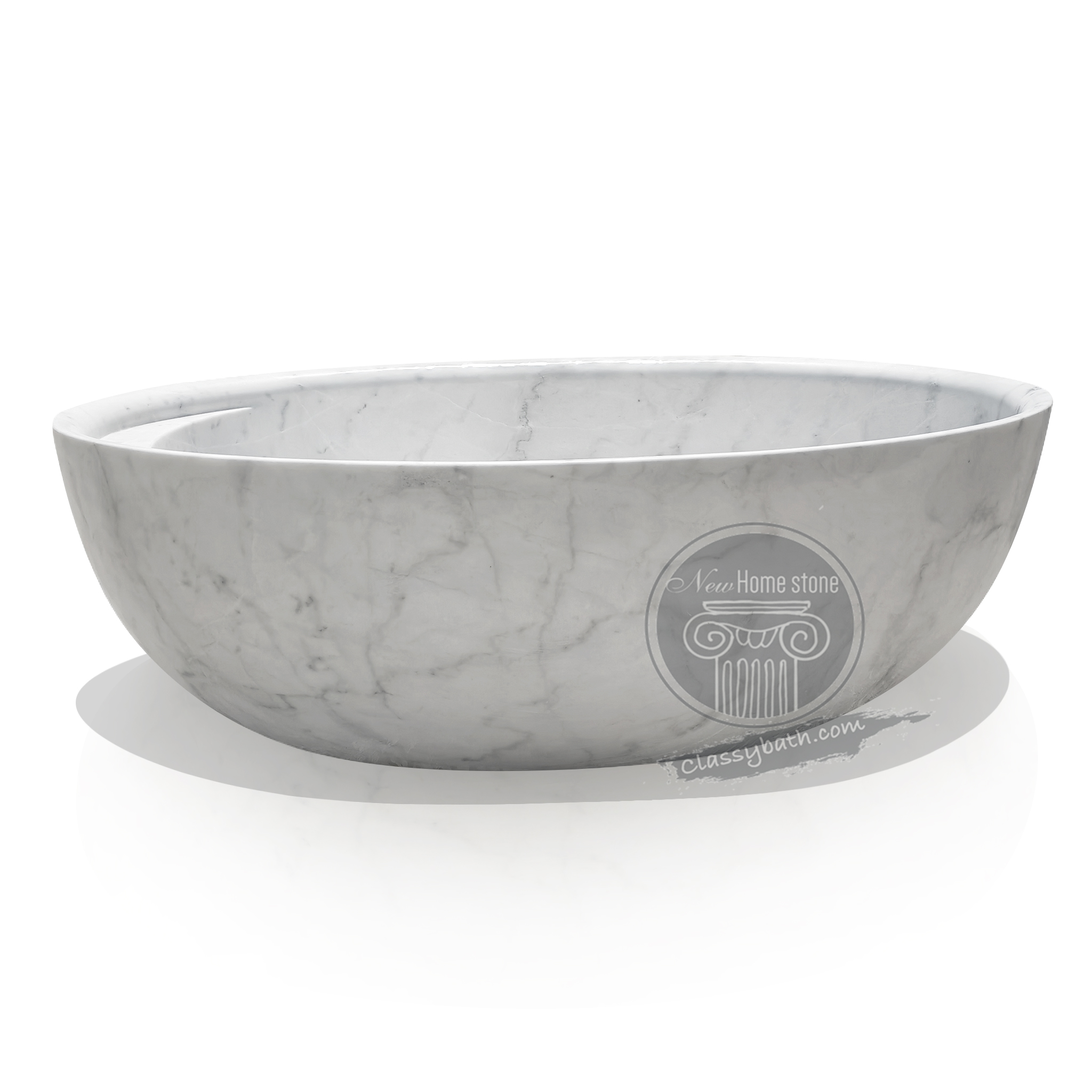 luxury bathtub with wine holder