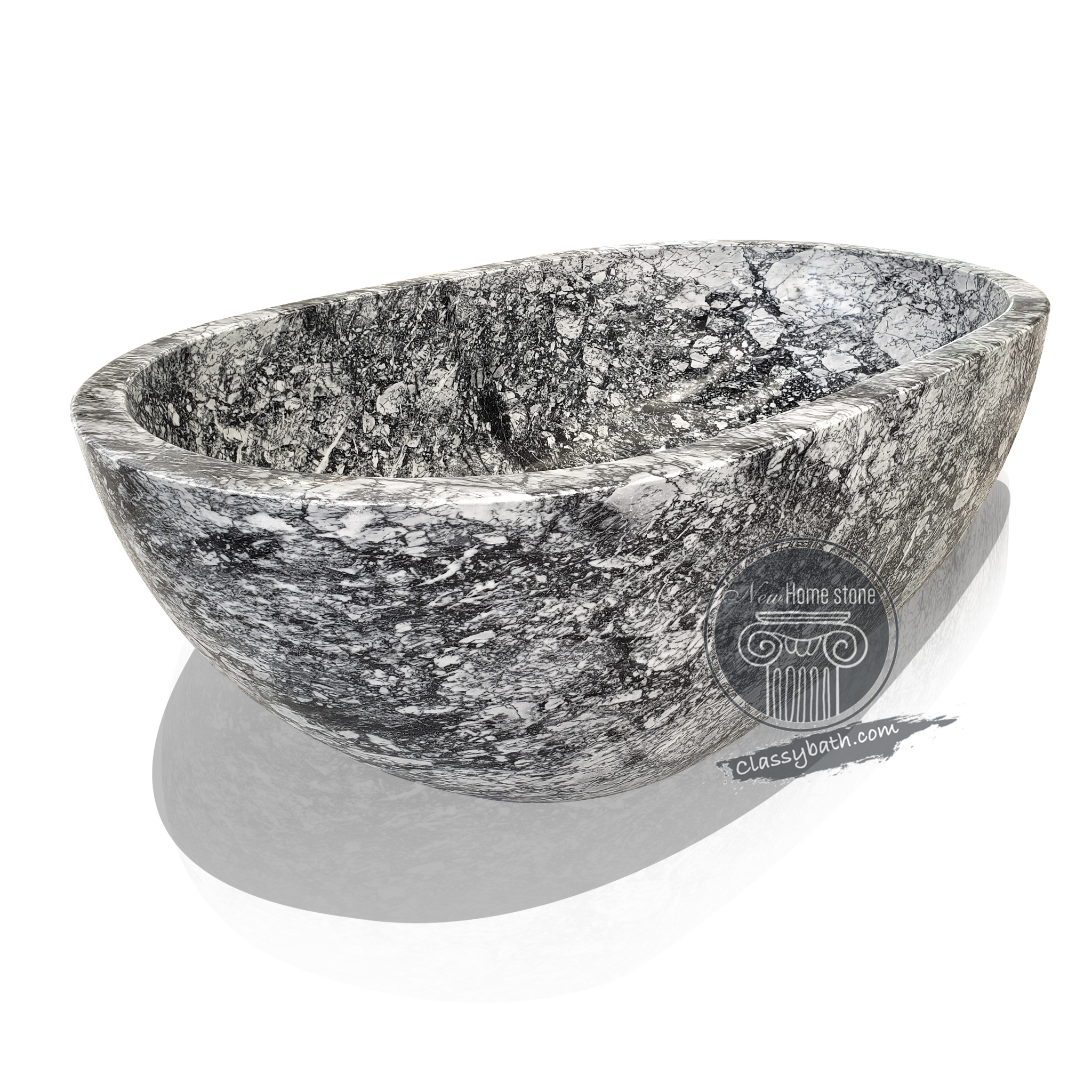 Modern Elegance Marble Soaking Tub