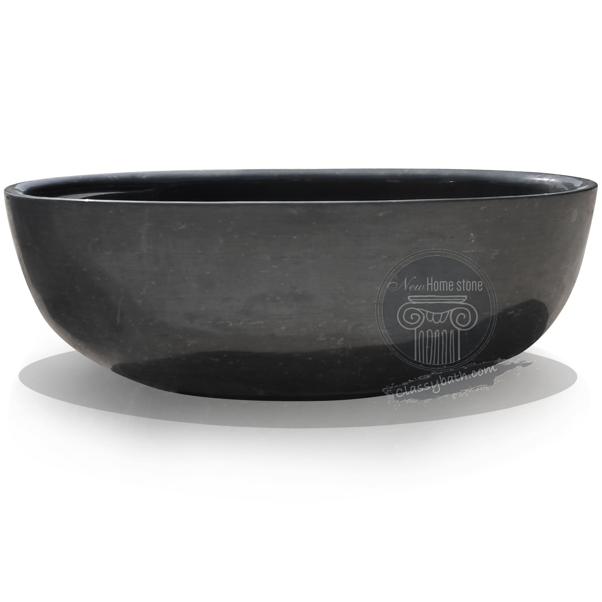 black marble bathtub