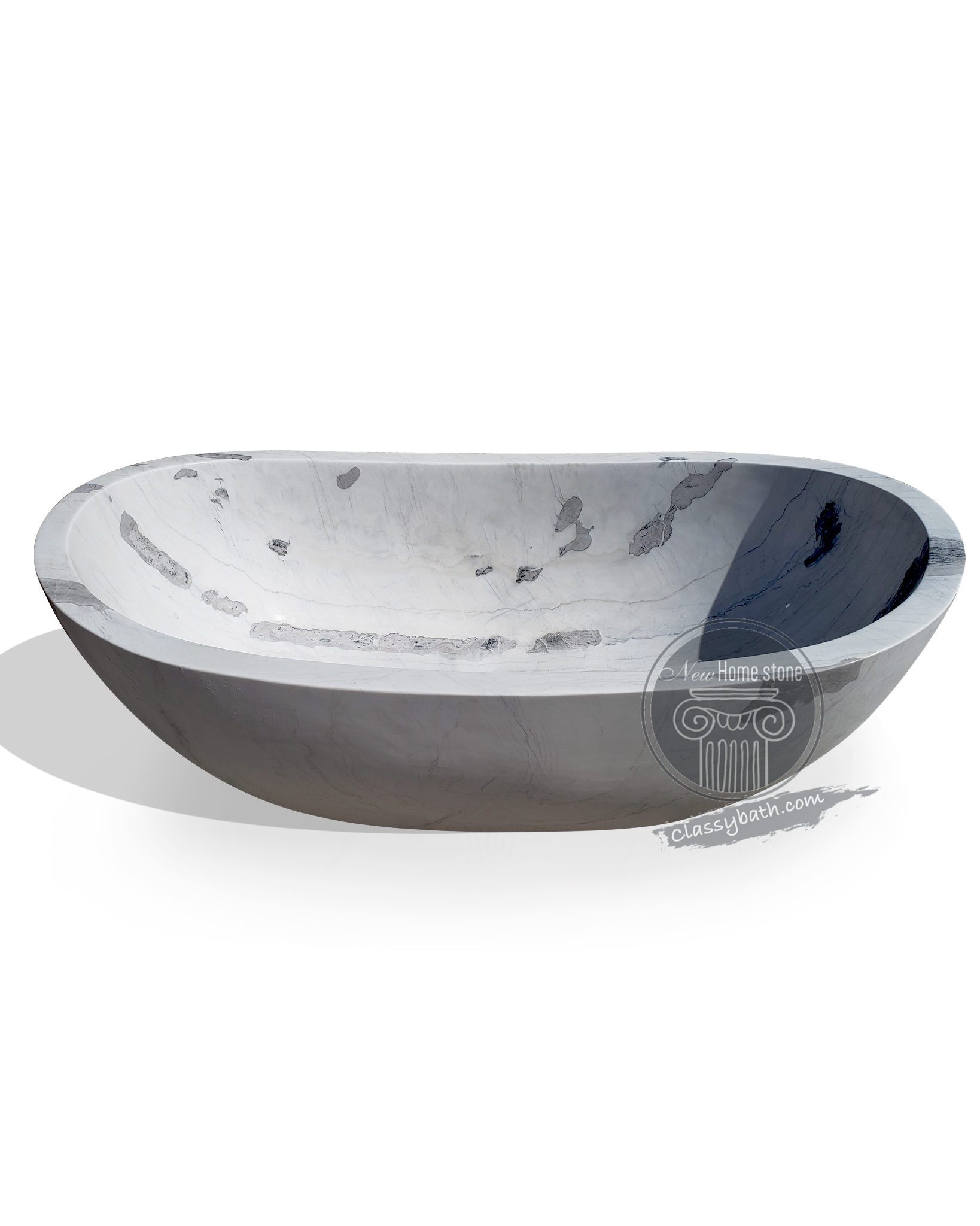 Hand-Carved from White Marble