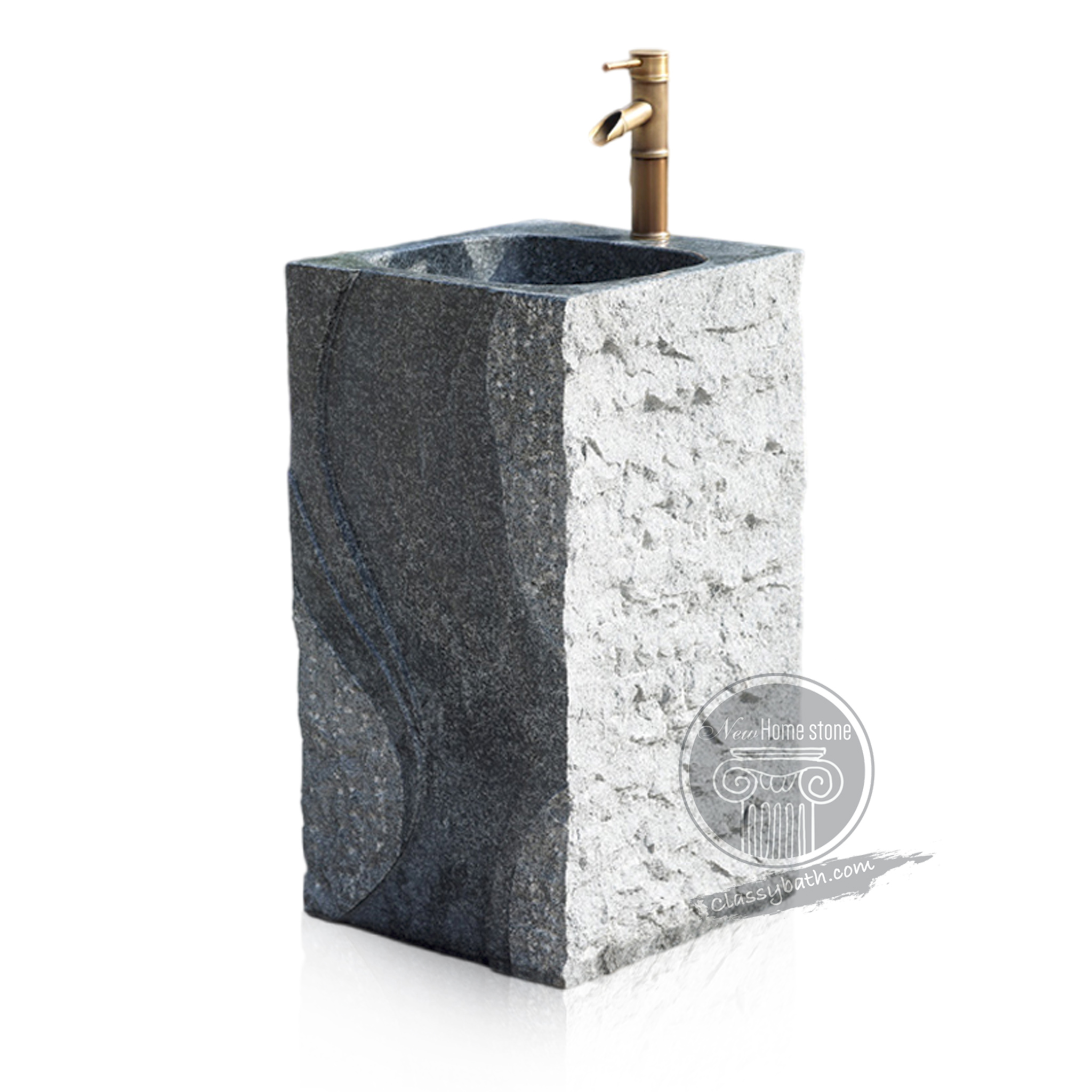 modern pedestal sink