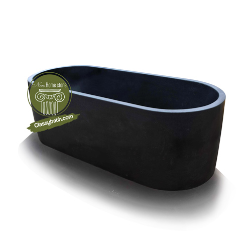 Absolute Black Granite Bathtub
